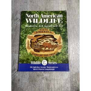 NORTH AMERICAN WILDLIFE By Rick Longabaugh Realistic 3D‎ Scroll saw Art